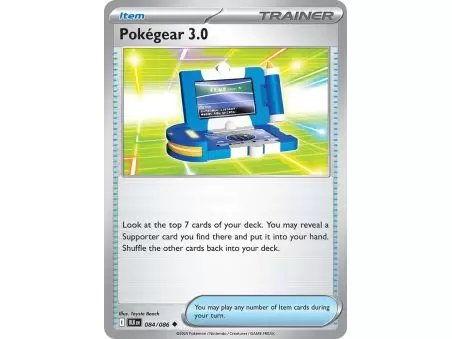 Pokegear 3.0 (Uncommon/Reverse Holofoil) – Black Bolt SV10.5 | Carta POKEMON en México