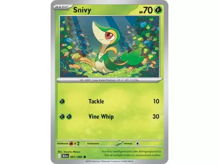 Snivy (Poke Ball Pattern) – Black Bolt SV10.5 | Carta POKEMON en México