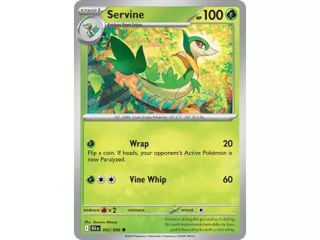 Servine (Poke Ball Pattern) – Black Bolt SV10.5 | Carta POKEMON en México