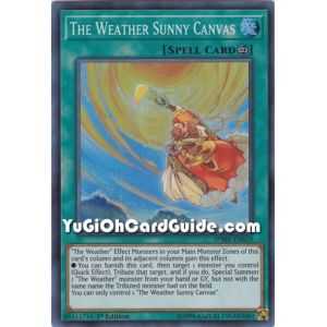 The Weather Sunny Canvas (Super Rare) – Spirit Warriors | Carta YUGIOH en México