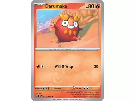 Darumaka (Poke Ball Pattern) – Black Bolt SV10.5 | Carta POKEMON en México