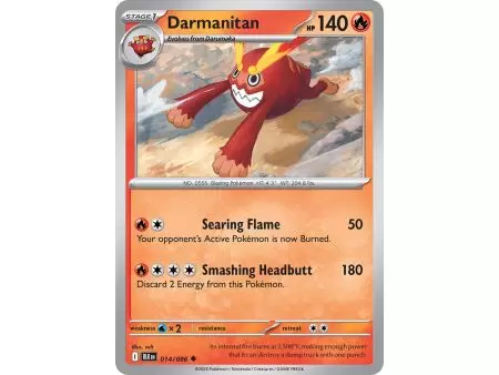 Darmanitan (Poke Ball Pattern) – Black Bolt SV10.5 | Carta POKEMON en México