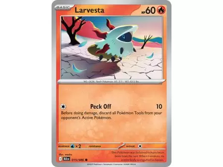 Larvesta (Poke Ball Pattern) – Black Bolt SV10.5 | Carta POKEMON en México
