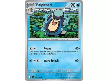 Palpitoad (Poke Ball Pattern) – Black Bolt SV10.5 | Carta POKEMON en México