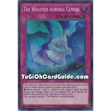 The Weather Auroral Canvas (Super Rare) – Spirit Warriors | Carta YUGIOH en México