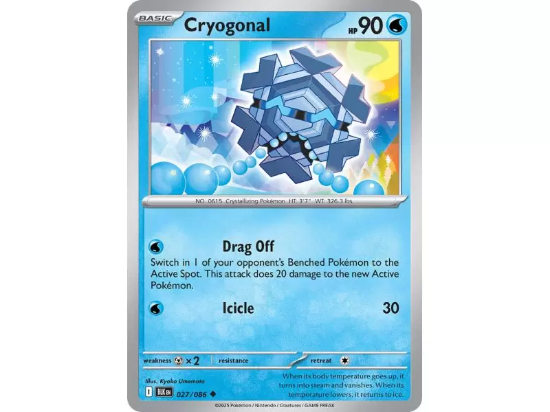 Cryogonal (Poke Ball Pattern) – Black Bolt SV10.5 | Carta POKEMON en México