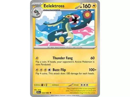 Eelektross (Poke Ball Pattern) – Black Bolt SV10.5 | Carta POKEMON en México