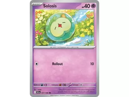 Solosis (Poke Ball Pattern) – Black Bolt SV10.5 | Carta POKEMON en México