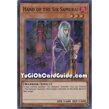 Hand of the Six Samurai (Super Rare) – Spirit Warriors | Carta YUGIOH en México