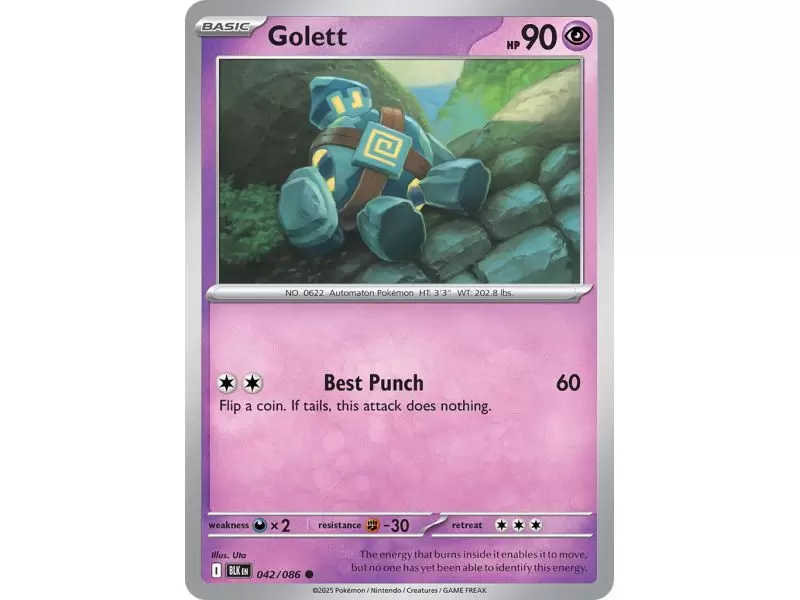 Golett (Poke Ball Pattern) – Black Bolt SV10.5 | Carta POKEMON en México