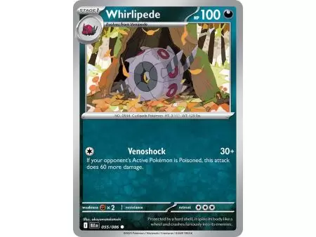 Whirlipede (Poke Ball Pattern) – Black Bolt SV10.5 | Carta POKEMON en México