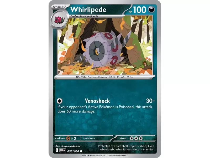 Whirlipede (Poke Ball Pattern) – Black Bolt SV10.5 | Carta POKEMON en México