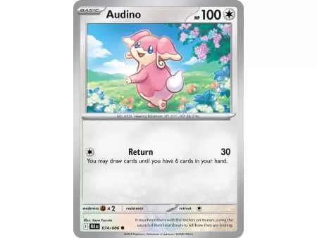 Audino (Poke Ball Pattern) – Black Bolt SV10.5 | Carta POKEMON en México