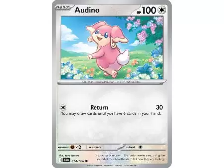 Audino (Poke Ball Pattern) – Black Bolt SV10.5 | Carta POKEMON en México