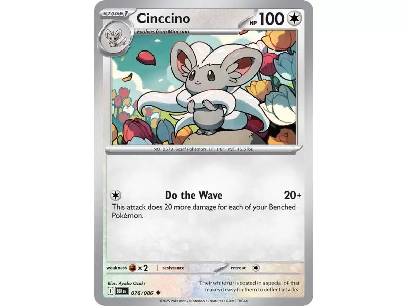 Cinccino (Poke Ball Pattern) – Black Bolt SV10.5 | Carta POKEMON en México