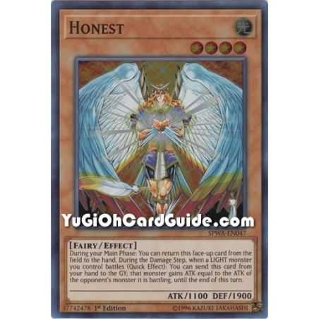 Honest (Super Rare) – Spirit Warriors | Carta YUGIOH en México