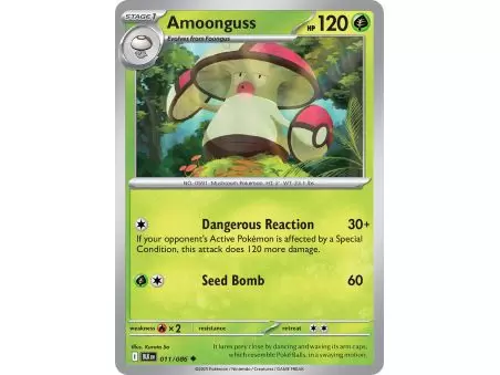 Amoonguss (Master Ball Pattern) – Black Bolt SV10.5 | Carta POKEMON en México