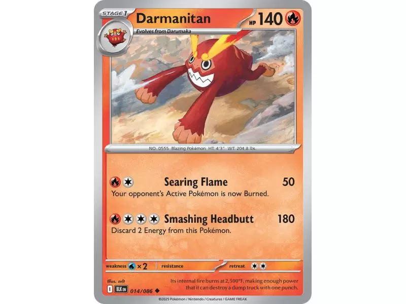 Darmanitan (Master Ball Pattern) – Black Bolt SV10.5 | Carta POKEMON en México