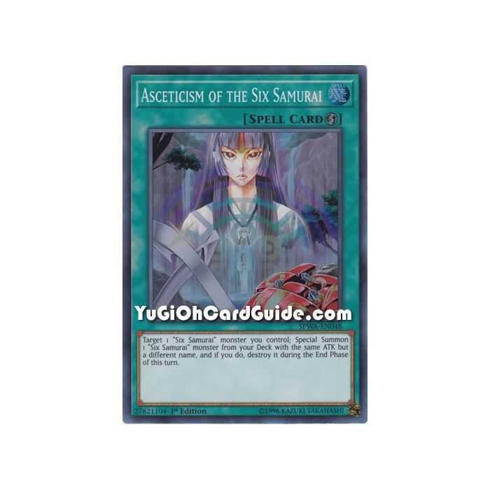 Asceticism of the Six Samurai (Super Rare) – Spirit Warriors | Carta YUGIOH en México