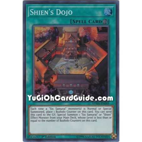 Shien's Dojo (Super Rare) – Spirit Warriors | Carta YUGIOH en México