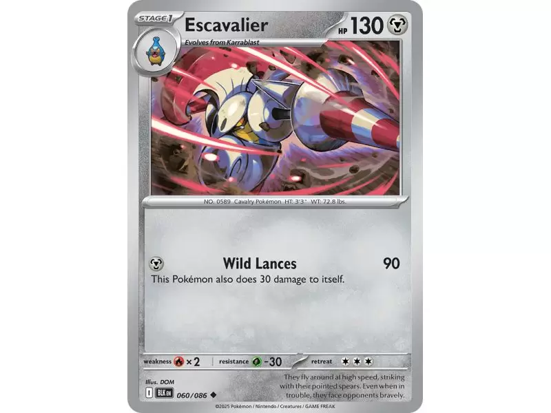 Escavalier (Master Ball Pattern) – Black Bolt SV10.5 | Carta POKEMON en México