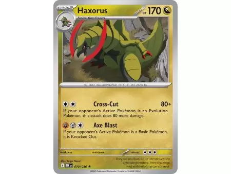 Haxorus (Master Ball Pattern) – Black Bolt SV10.5 | Carta POKEMON en México