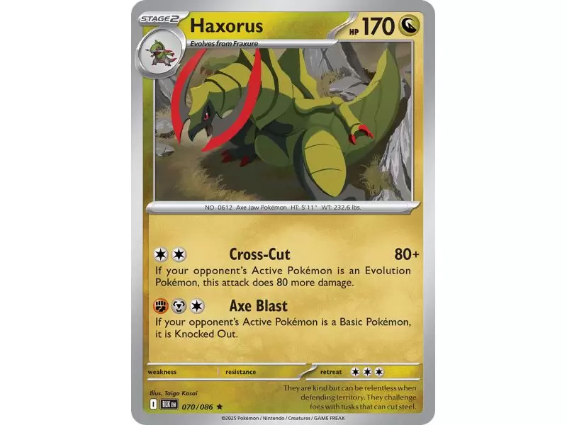 Haxorus (Master Ball Pattern) – Black Bolt SV10.5 | Carta POKEMON en México