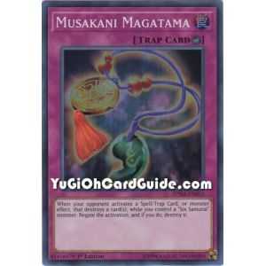Musakani Magatama (Super Rare) – Spirit Warriors | Carta YUGIOH en México
