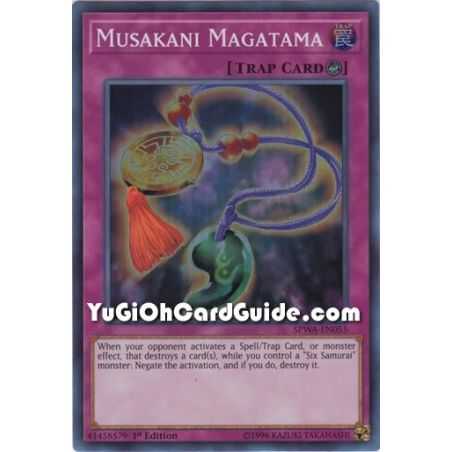 Musakani Magatama (Super Rare) – Spirit Warriors | Carta YUGIOH en México