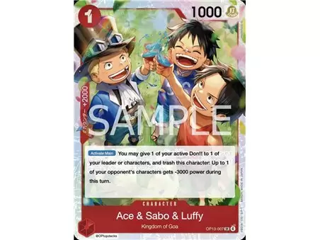 Ace & Sabo & Luffy (Super Rare)