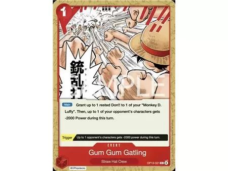 Gum-Gum Gatling Gun (Common)