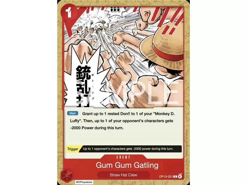 Gum-Gum Gatling Gun (Common)