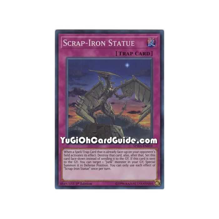 Scrap-Iron Statue (Super Rare) – Spirit Warriors | Carta YUGIOH en México