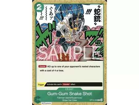 Gum-Gum Snake Shot (Common)