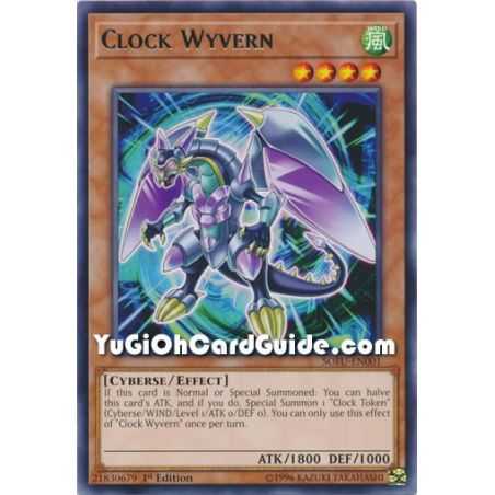 Clock Wyvern (Rare) – Soul Fusion | Carta YUGIOH en México