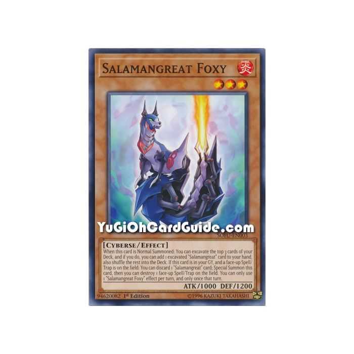 Salamangreat Foxy (Common) – Soul Fusion | Carta YUGIOH en México