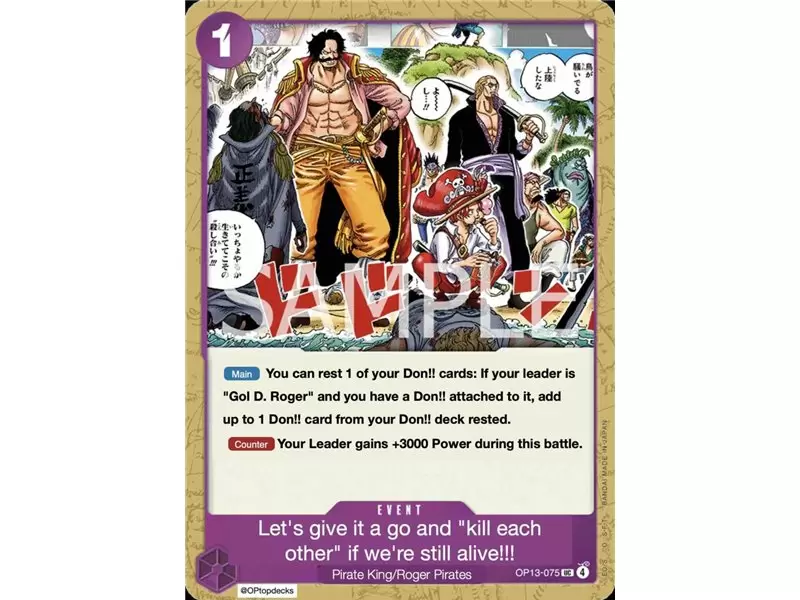 Guess We'll Have Another Scarp. You Can Only Risk Death While You're Still Alive!! (Uncommon)