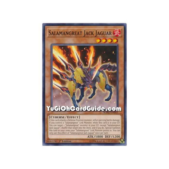 Salamangreat Jack Jaguar (Common) – Soul Fusion | Carta YUGIOH en México