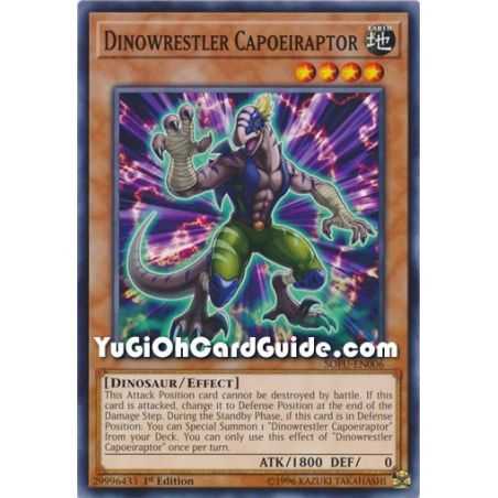 Dinowrestler Capoeiraptor (Common) – Soul Fusion | Carta YUGIOH en México