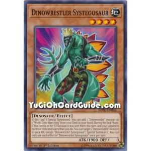 Dinowrestler Systegosaur – Soul Fusion | Carta YUGIOH en México