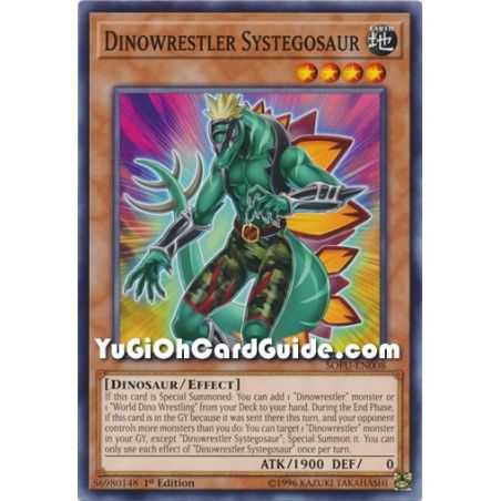 Dinowrestler Systegosaur – Soul Fusion | Carta YUGIOH en México