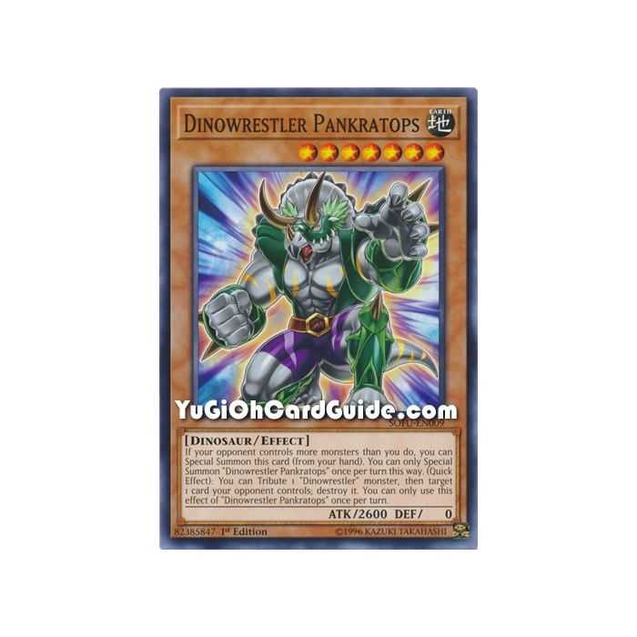 Dinowrestler Pankratops (Common) – Soul Fusion | Carta YUGIOH en México