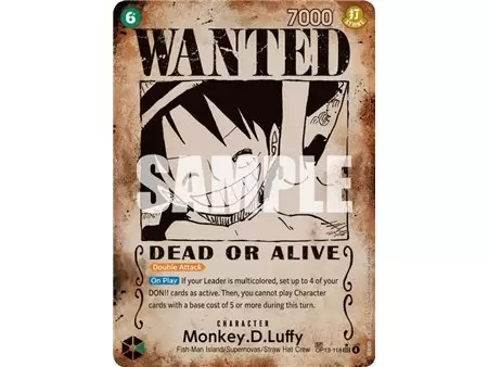 Monkey.D.Luffy (Wanted Poster)