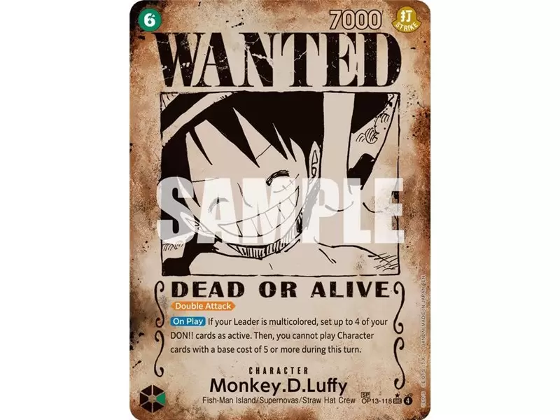 Monkey.D.Luffy (Wanted Poster)