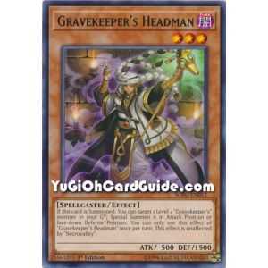 Gravekeeper's Headman (Rare) – Soul Fusion | Carta YUGIOH en México