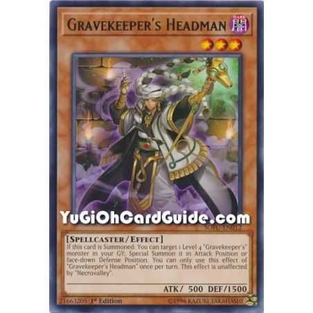 Gravekeeper's Headman (Rare) – Soul Fusion | Carta YUGIOH en México