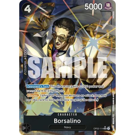 Borsalino (Alternate Art) (PRB-01) – OP2 Paramount War | Carta ONE PIECE en México