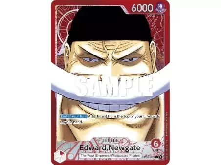 Edward.Newgate (Alternate Art) – OP2 Paramount War | Carta ONE PIECE en México