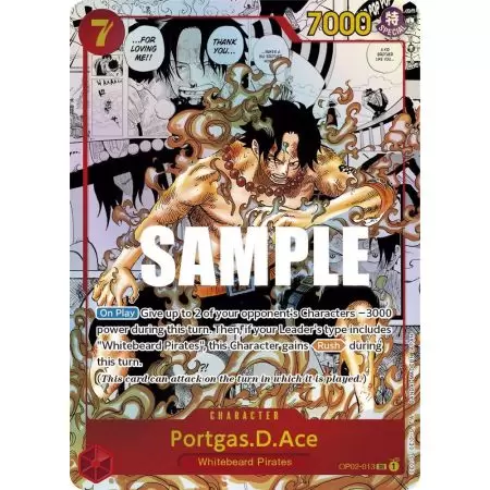 Portgas.D.Ace (Manga) – OP2 Paramount War | Carta ONE PIECE en México