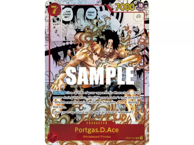 Portgas.D.Ace (Manga) – OP2 Paramount War | Carta ONE PIECE en México